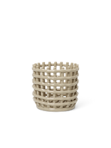 Ceramic Basket - Small - Cashmere