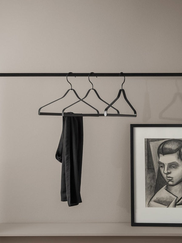 Coat Hanger - Set of 3 - Black