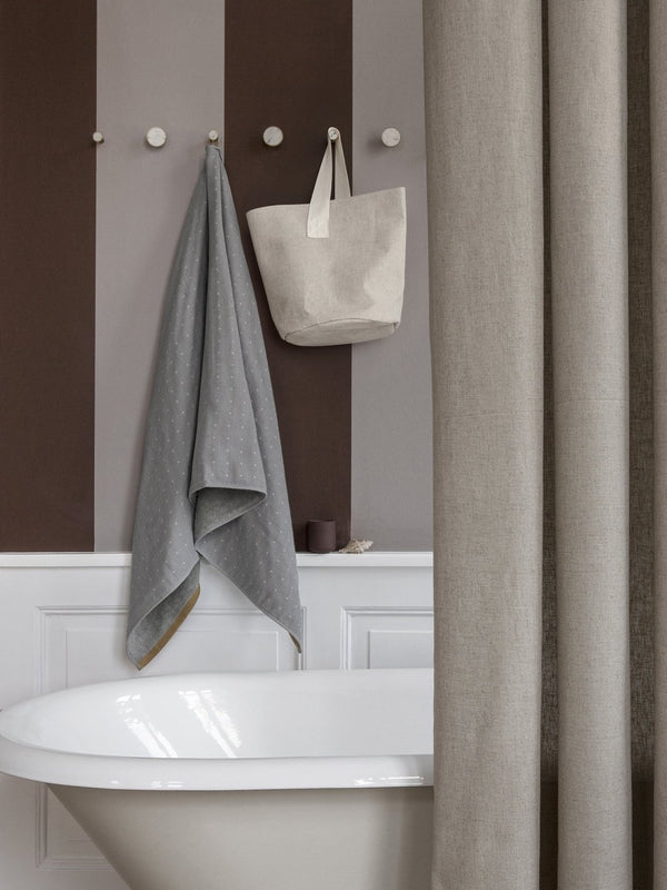 Chambray Shower Curtain - Sand