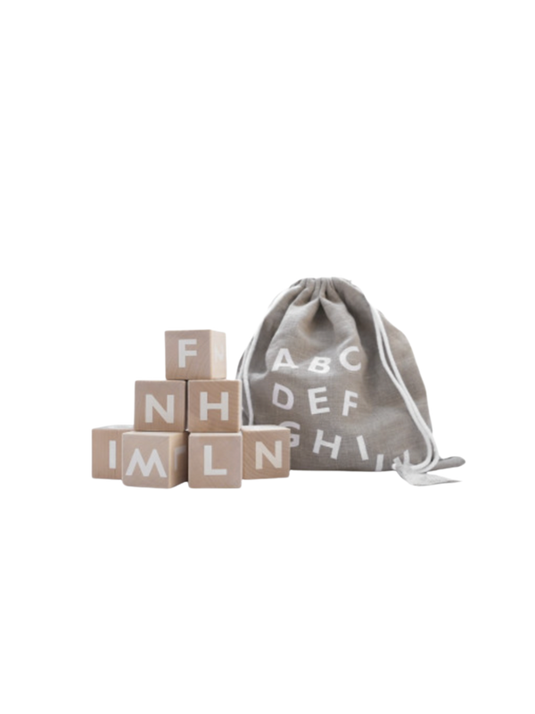 Alphabet Blocks - White