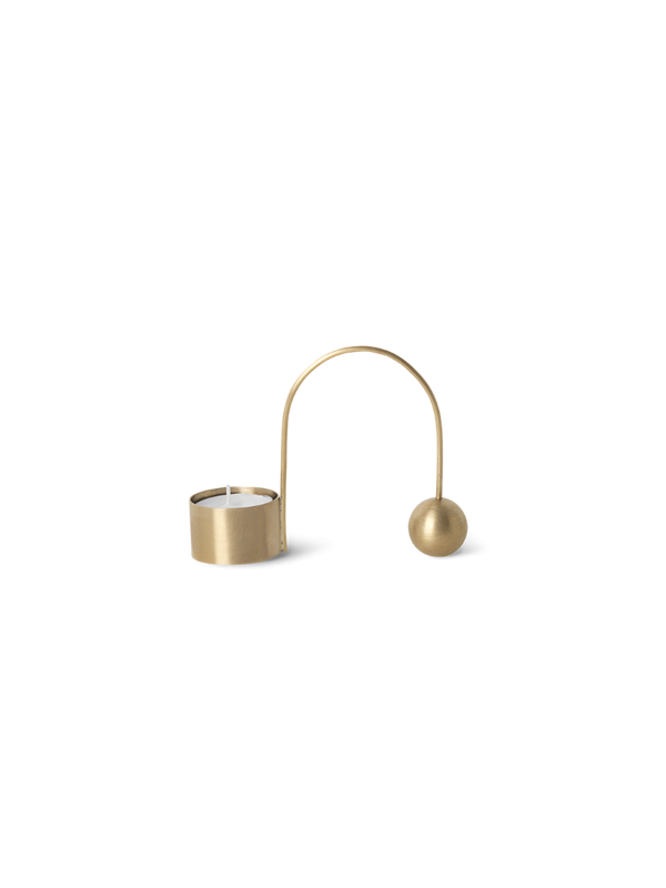 Balance Tealight Holder - Brass