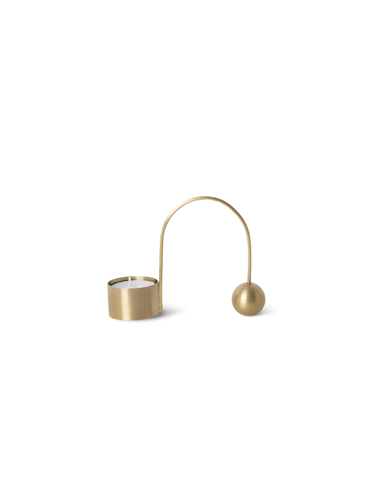 Balance Tealight Holder - Brass